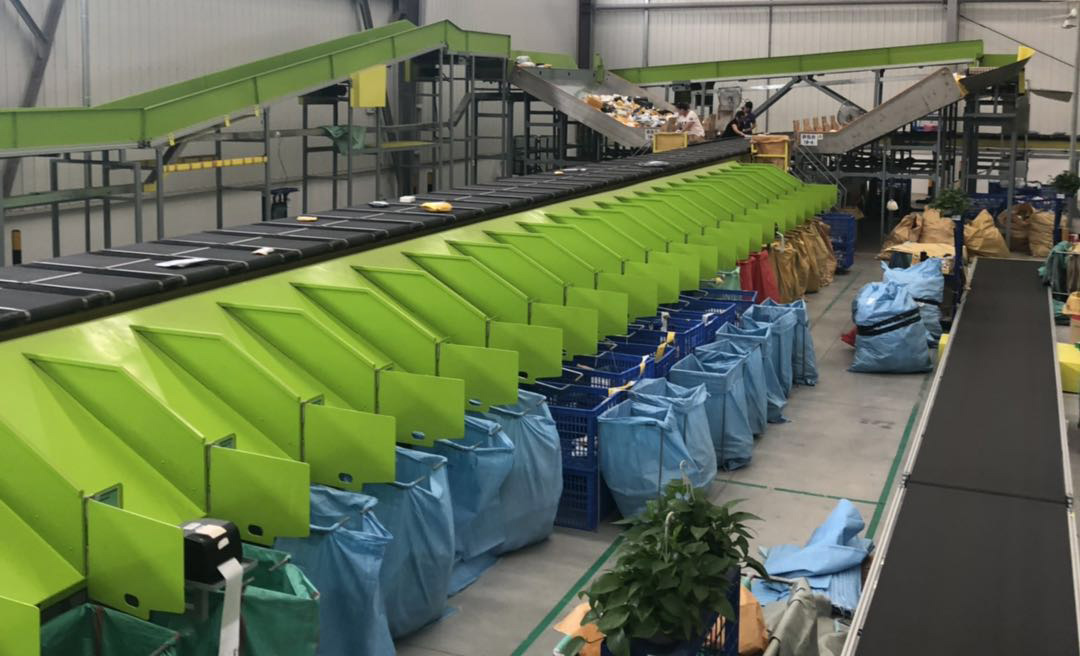 双车双包环形分拣机